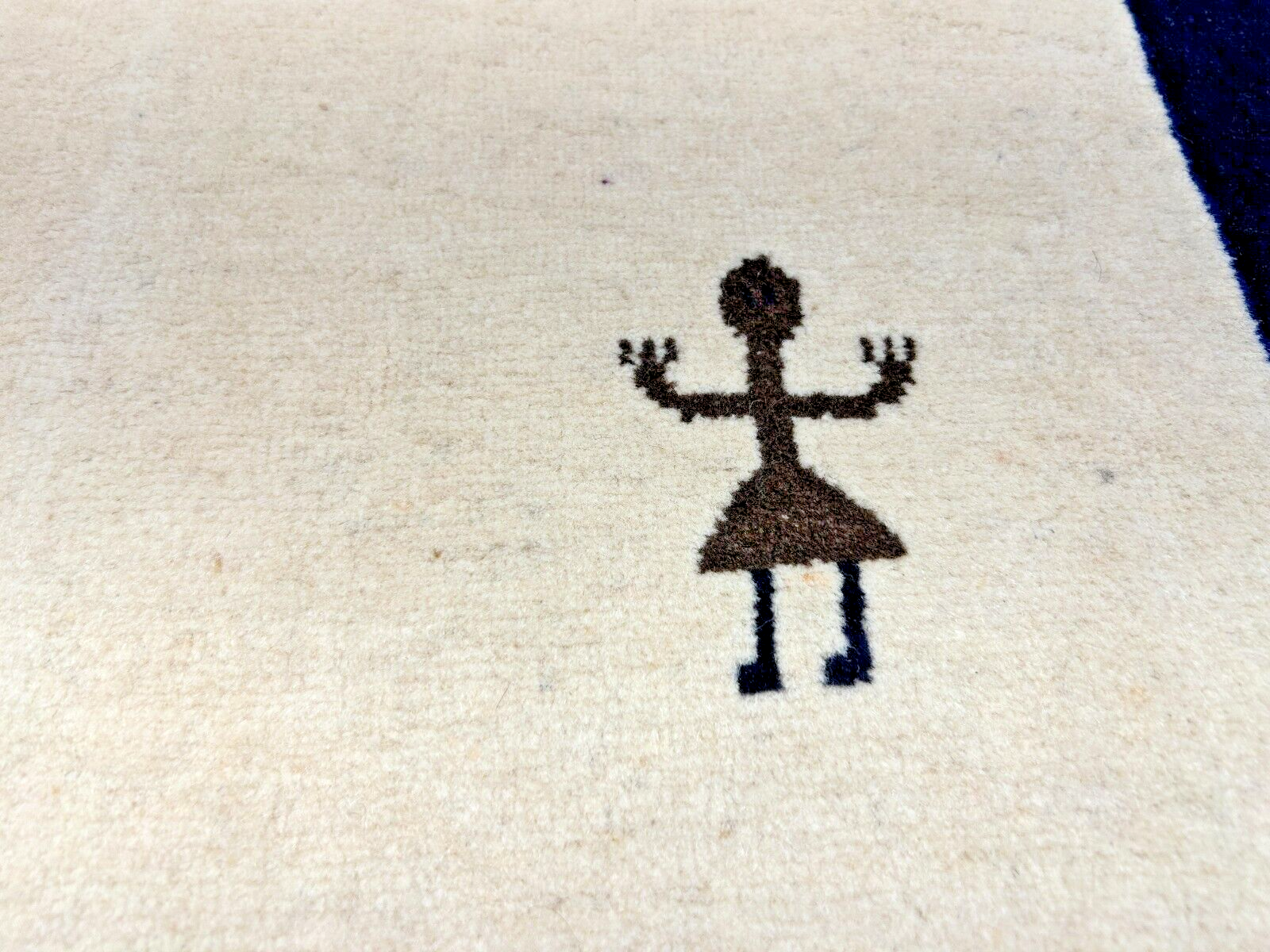 6'4"x9'9" Hand-Knotted 100% Wool Pile Gabeh Carpet - Area Rug