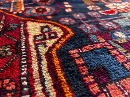 5'4" x 10'0" Hand-Knotted 100% Wool Pile Tuyserkan Area Rug - Carpet