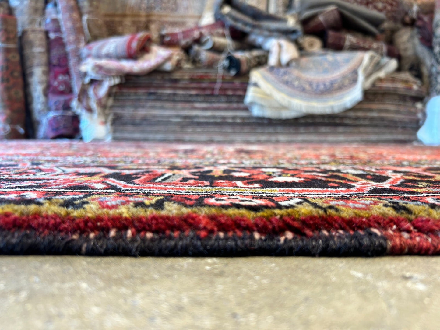 9'x11'5" Hand-Knotted 100% Wool Pile Herize Rug