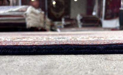 8'3"x11'6" Fine Hand-Knotted Wool & Silk Oriental Rug - Area Carpet