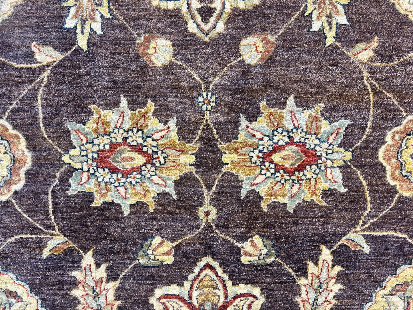 9'x12' Hand-Knotted 100% Wool Pile Lilian Design Carpet - Area Rug