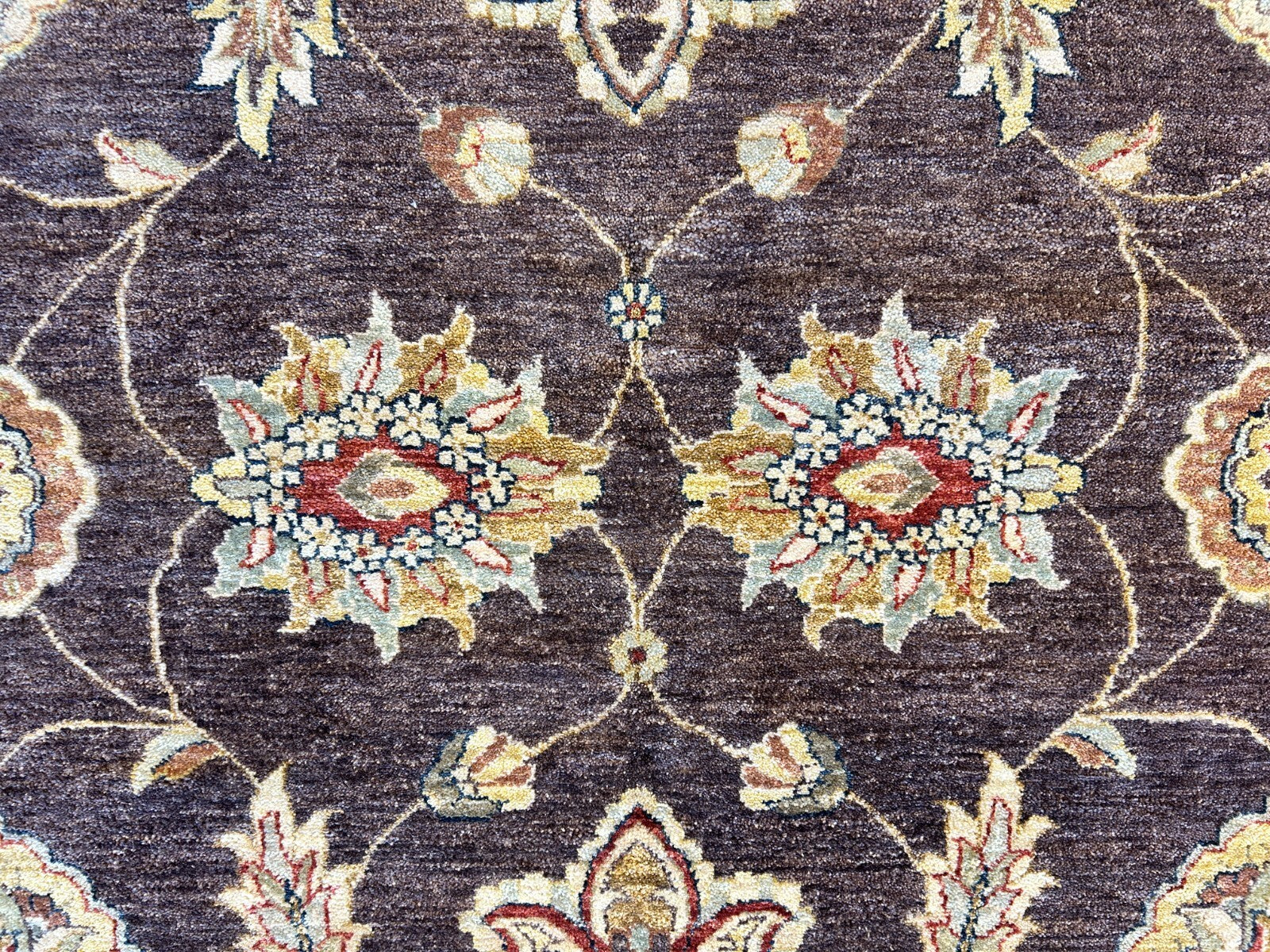 9'x12' Hand-Knotted 100% Wool Pile Lilian Design Carpet - Area Rug