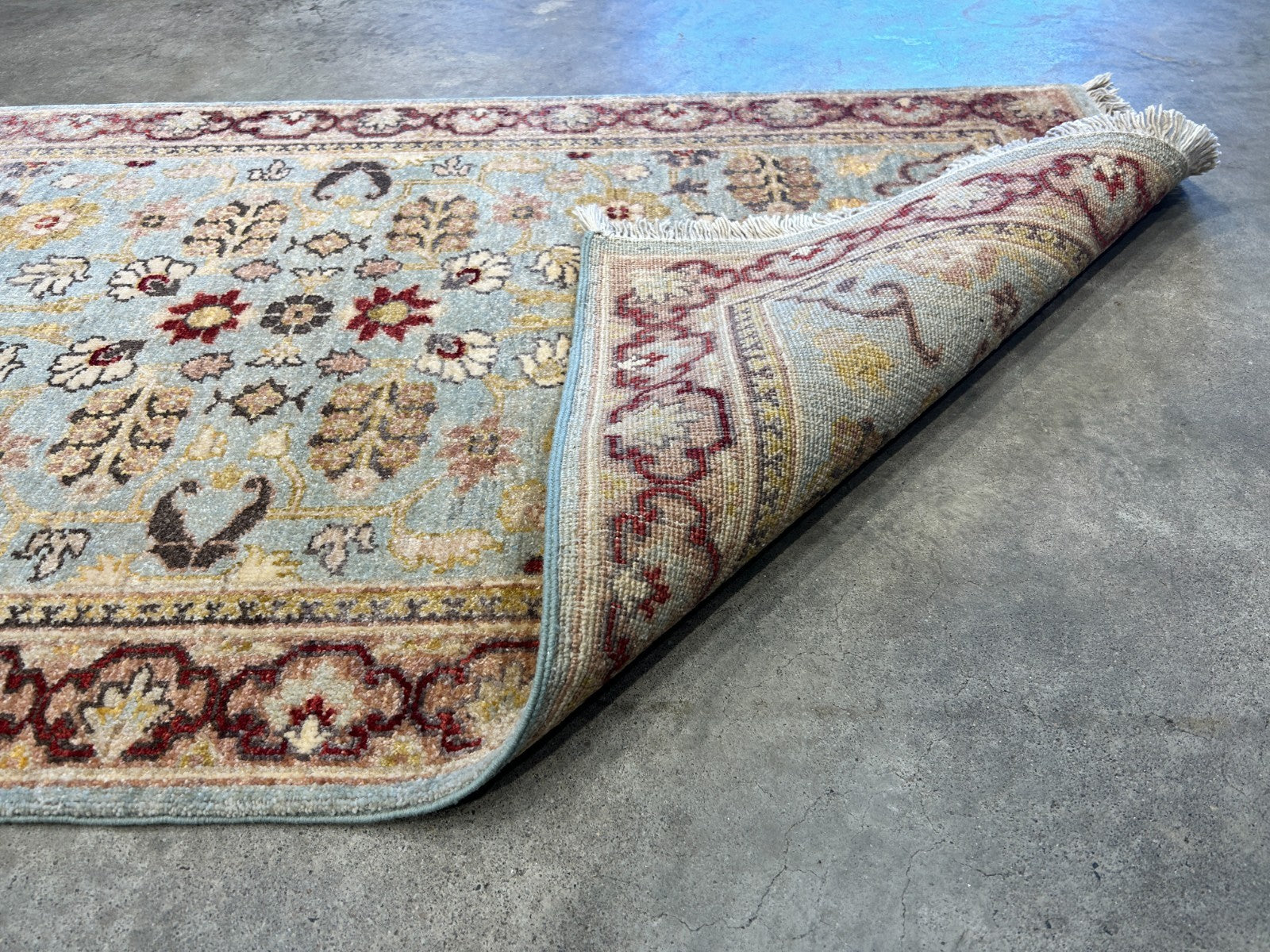 3'x5'2" Fine Hand-Knotted 100% Wool Pile Pakpishawar Area Rug