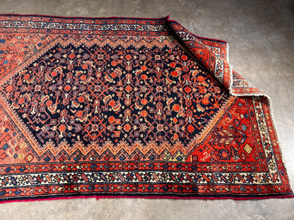 3'8" x 9'11" Hand-Knotted 100% Wool Pile - Malayere Runner