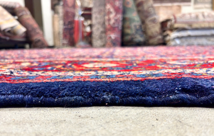 10'5"x14' Hand-Knotted 100% Wool Pile All-over Herati Rug