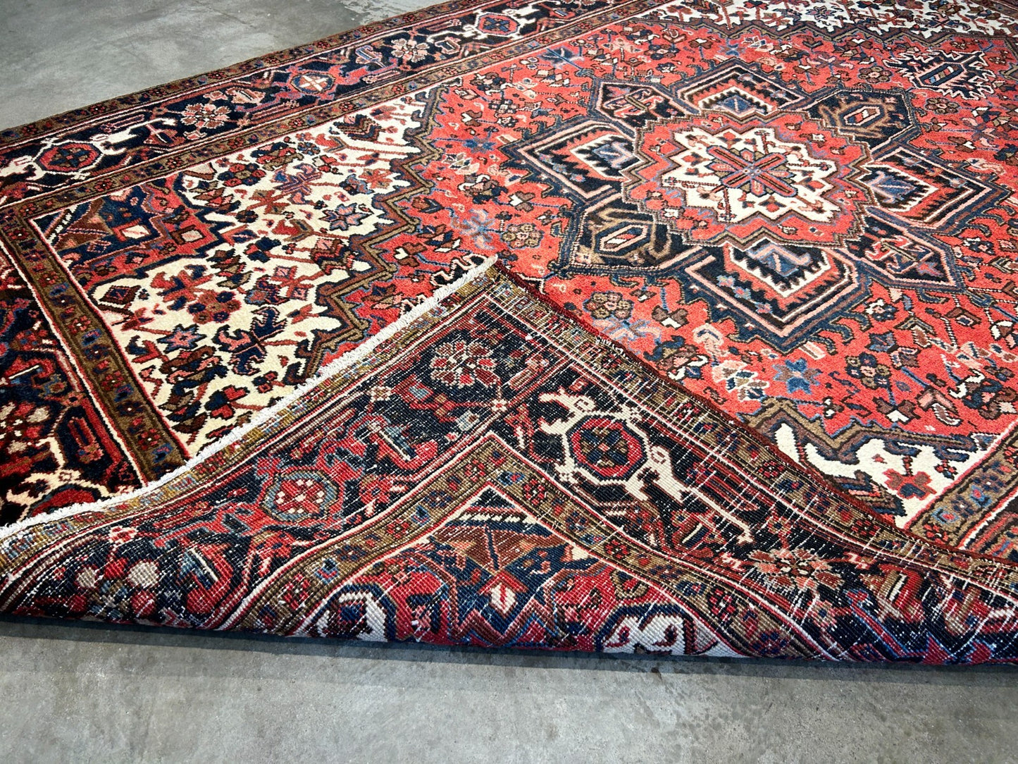 6'10"x10'3" Hand-Knotted 100% Wool Herize Carpet - Area Rug