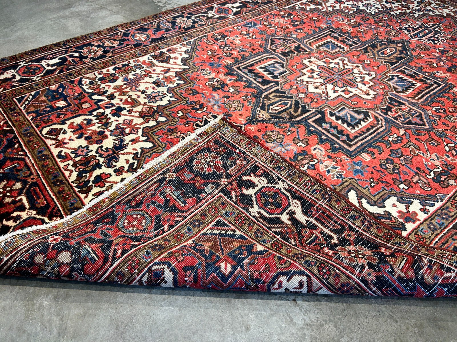 6'10"x10'3" Hand-Knotted 100% Wool Herize Carpet - Area Rug
