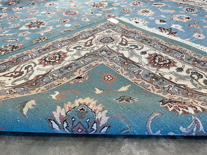9'x12' Hand-Knotted 100% Wool Pile Kashane Design Carpet - Area Rug