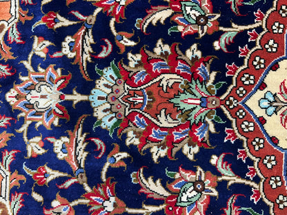 9'10"x13'11" Exquisite Signed Hand-Knotted 100% Silk Qume Rug