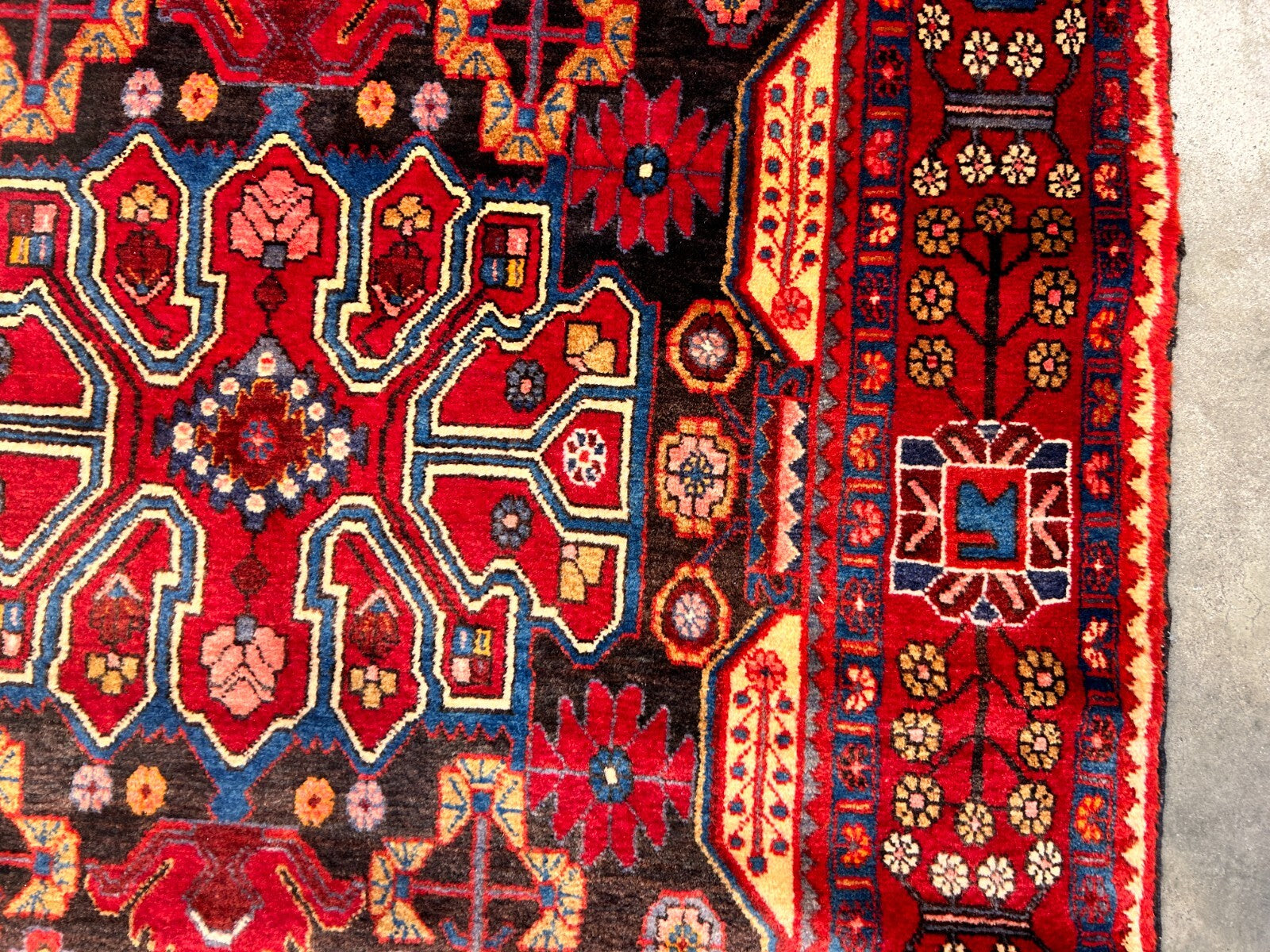 5'0" x 9'10" Hand-Knotted 100% Wool Carpet - Nahavande Area Rug