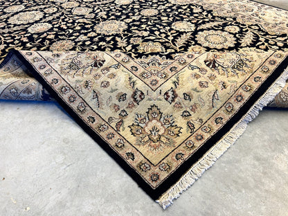 8'10"x12'7" Hand-Knotted 100% Lamb Wool IndoAgra Carpet - Area Rug