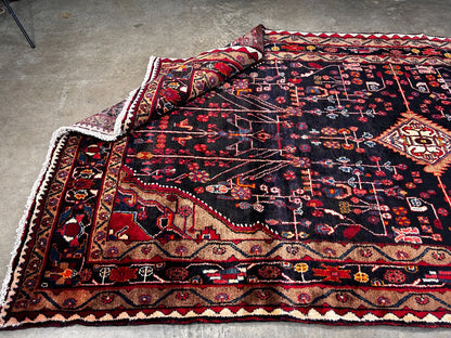 5'5" x 10'4" Hand-Knotted 100% Wool Carpet - Nahavande Area Rug