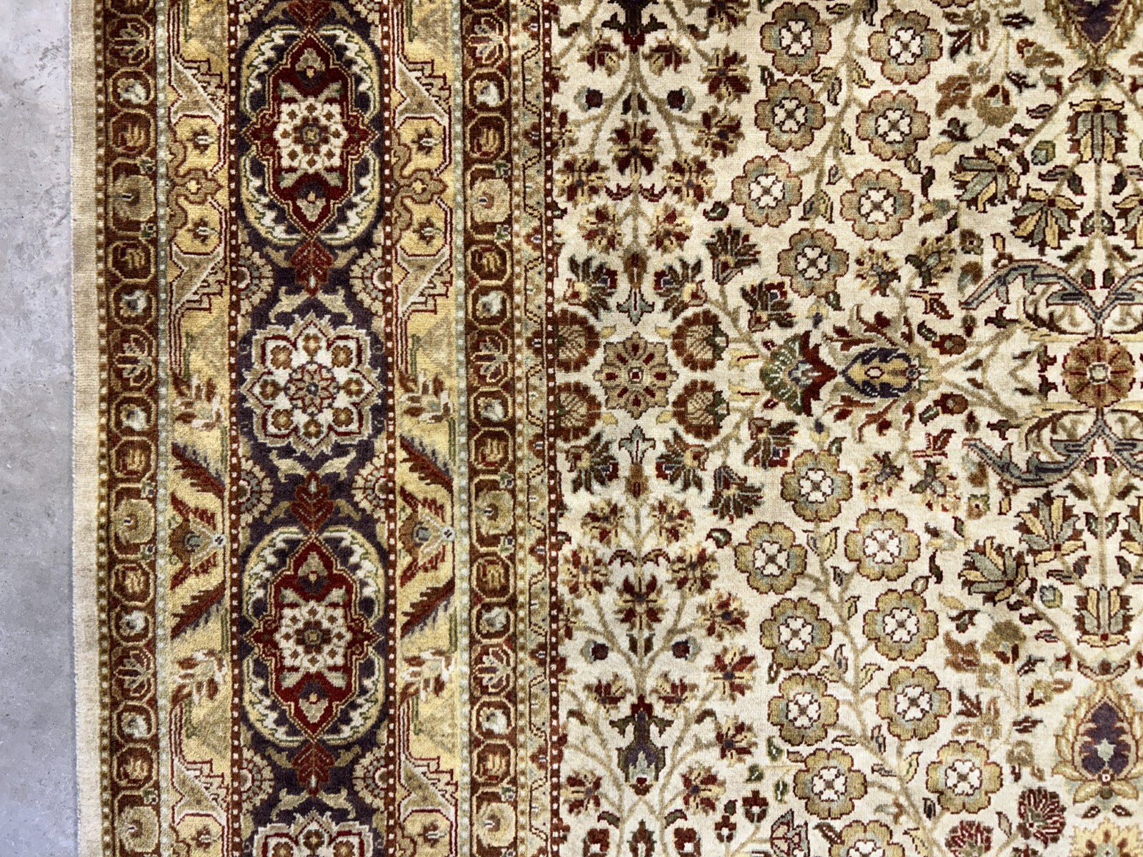 8'10"x11'10" Hand-Knotted 100% Wool Pile Oriental Rug