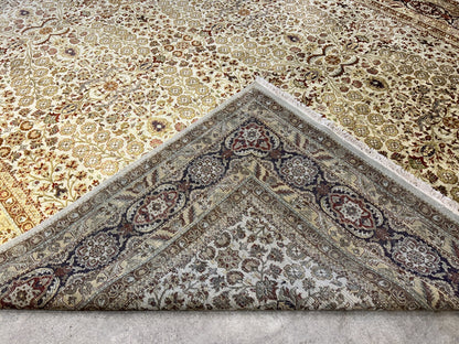 8'10"x11'10" Hand-Knotted 100% Wool Pile Oriental Rug