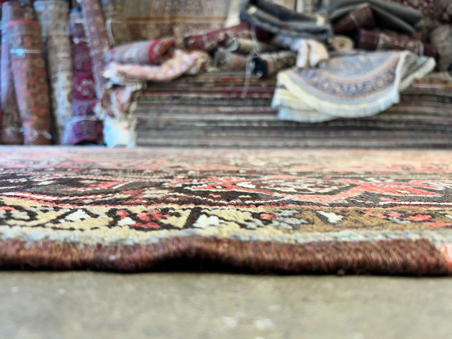 8'5"x11'10" Hand-Knotted 100% Wool Pile Herize Rug