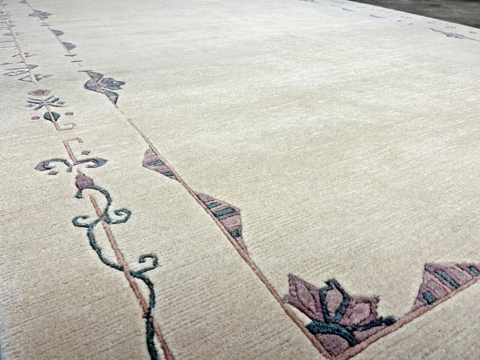 6'7"x9'10" Hand-Knotted 100% Wool Pile Indo-Nepali Carpet - Area Rug