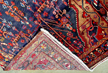5'5" x 10'4" Hand-Knotted 100% Wool Pile Nahavande Area Rug