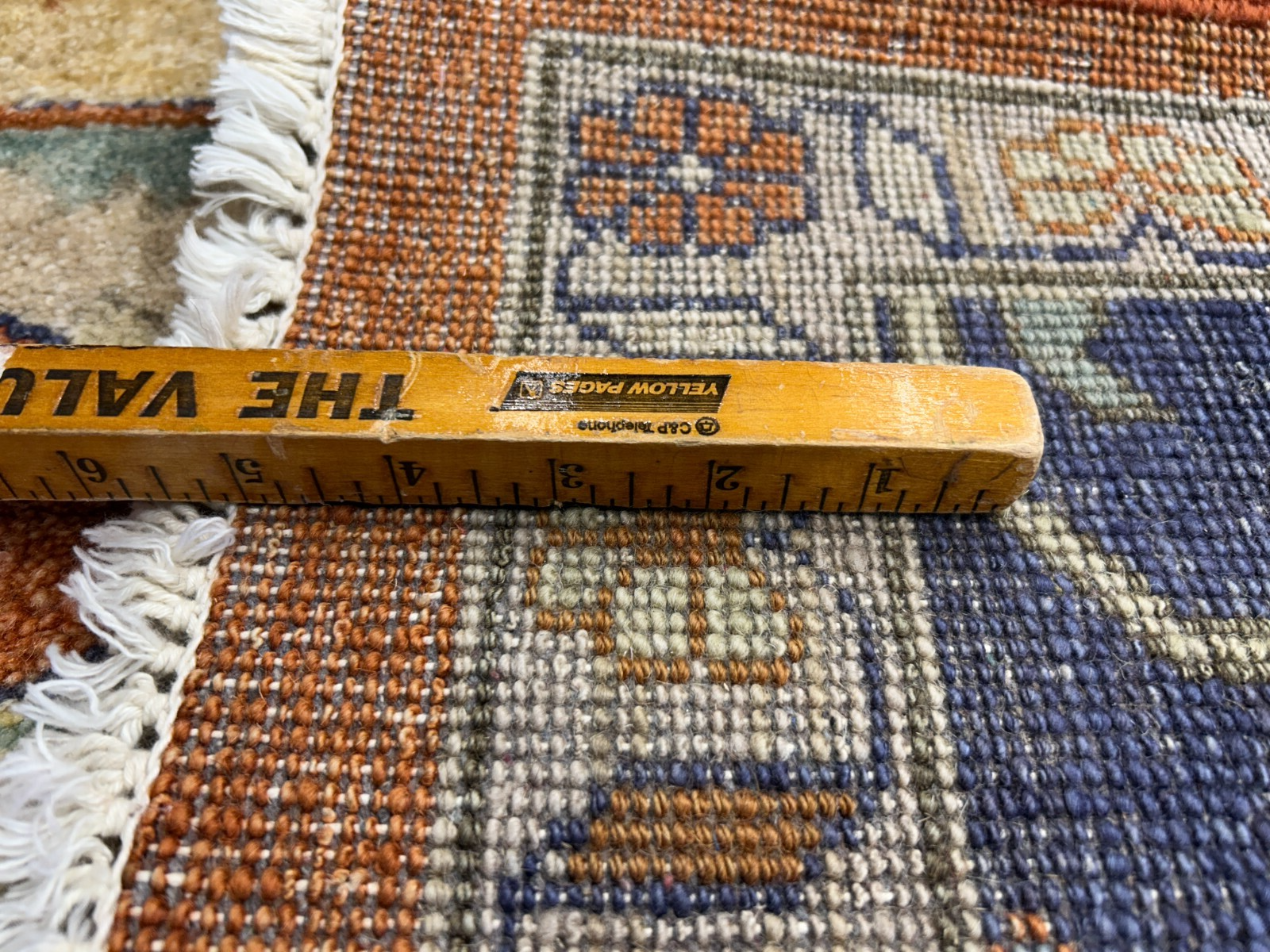 9'x12' Hand-Knotted 100%  Wool Pile IndoSerapi Rug