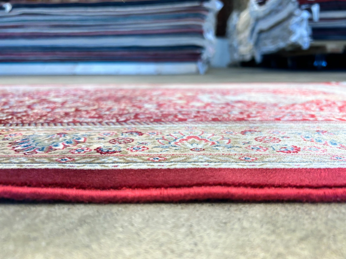 2'8"x4'1" Hand-Knotted 100% Silk Persiane Style Prayer Rug