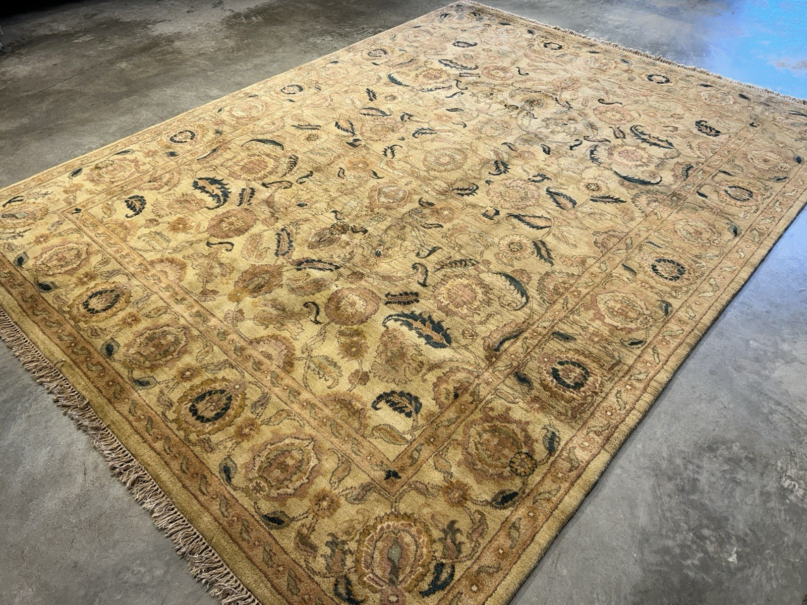 8’x10’ Hand-Knotted 100% Wool Pile Oriental Area Rug - Carpet