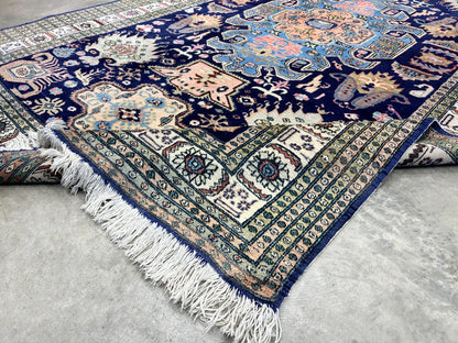 6'x9'10" Hand-Knotted 100% Wool Pile Ardabile Carpet - Area Rug