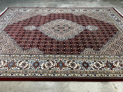 5'8"x7'8" Hand-Knotted 100% Wool Pile Tabrize Design Carpet - Area Rug