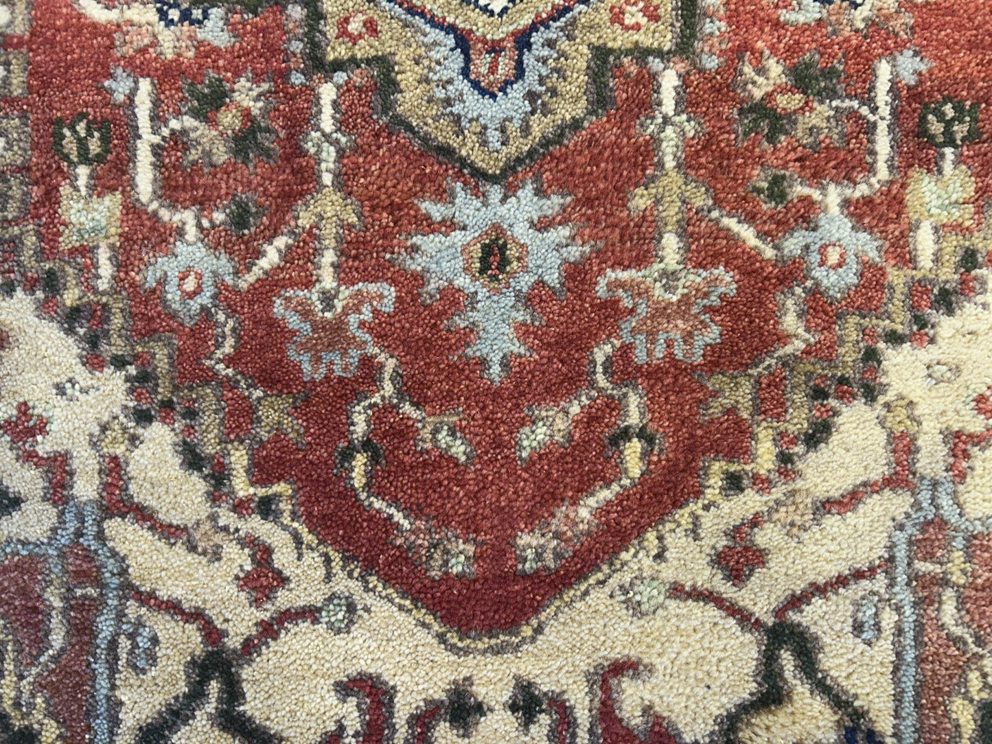 3’x4’9" Hand-Knotted 100% Wool Indoserapi Area Rug - Carpet