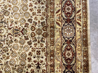 8'10"x11'10" Hand-Knotted 100% Wool Pile Oriental Rug