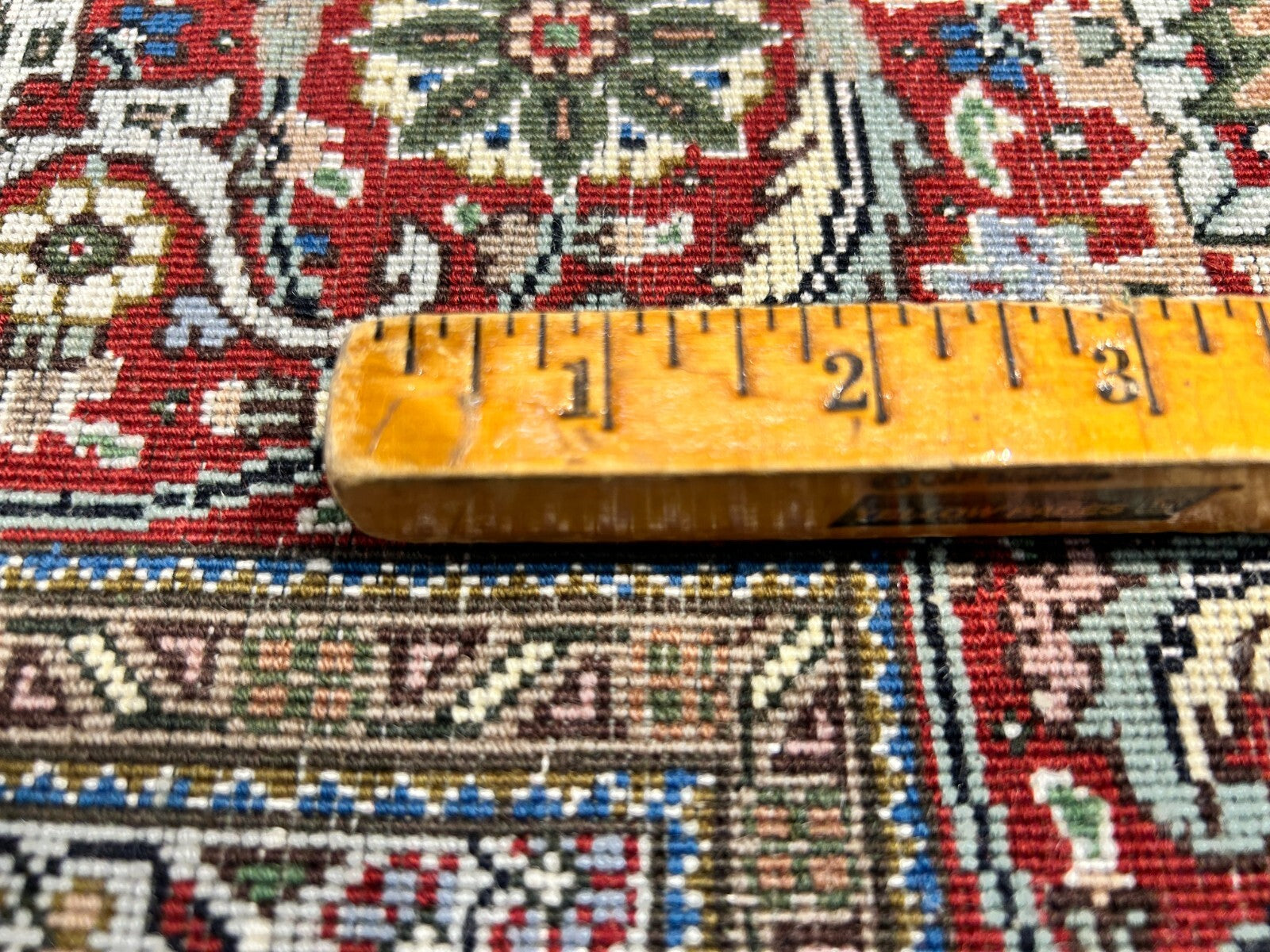 6'7"x9'10" Fine Hand-Knotted Wool & Silk Blend Tabrize Mahi Carpet - Area Rug