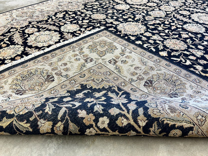 8'10"x12'7" Hand-Knotted 100% Lamb Wool IndoAgra Carpet - Area Rug