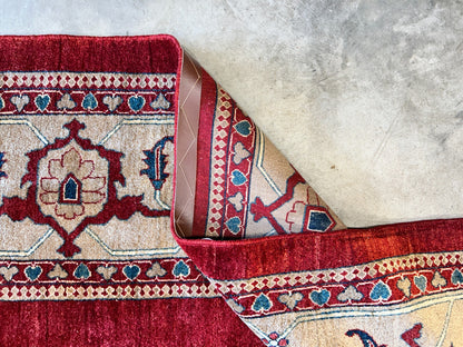 8'10"x11'8" Hand-Knotted 100% Wool Pile Tabrize Rug