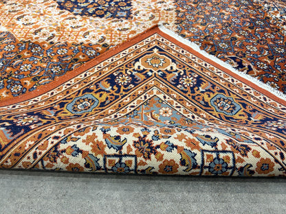 6'x9' Hand-Knotted 100% Wool Pile Bidjare Design Carpet - Area Rug