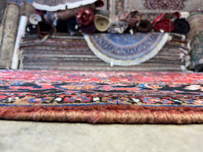 8'2"x11'1" Hand-Knotted 100% Wool Pile Herize Rug