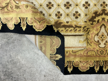 8’2”x10’1” Hand-Knotted 100% Wool Pile Oriental Area Rug - Carpet