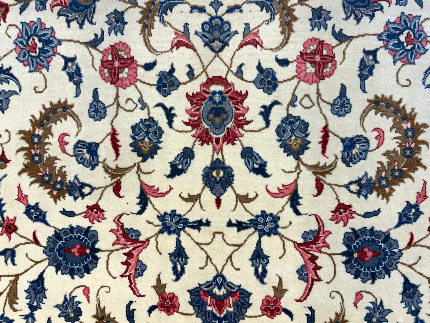 9'2"x12'1" Hand-Knotted 100% Wool Pile Oriental Rug