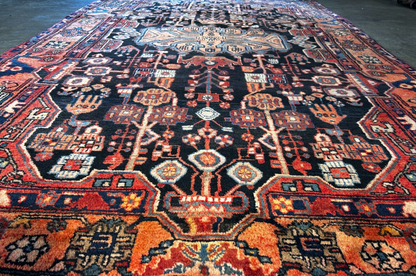 5'4" x 9'3" Hand-Knotted 100% Wool Pile Nahavande Area Rug - Carpet