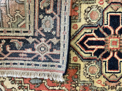 3'x5' Hand-Knotted 100% Wool Pile IndoSerapi Rug