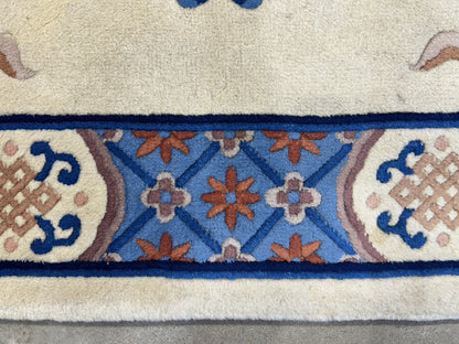 3’1”x5’2” Hand-Knotted 100% Wool Pile Oriental Area Rug - Carpet