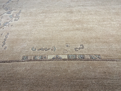 6'6"x9'11" Hand-Knotted 100% Wool Pile Indo-Nepali Carpet - Area Rug