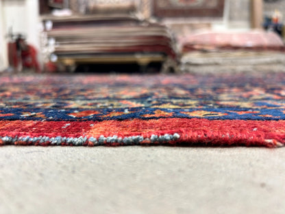 8'11"x11'8" Antique Fine Lamb Wool Sarouke Rug Hand-knotted Carpet