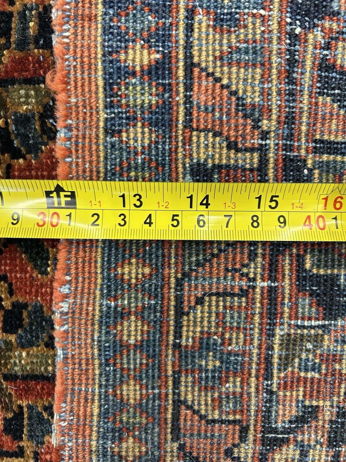 4'9”x6’3” Antique Fine Wool Sarouke Rug Hand-knotted Carpet