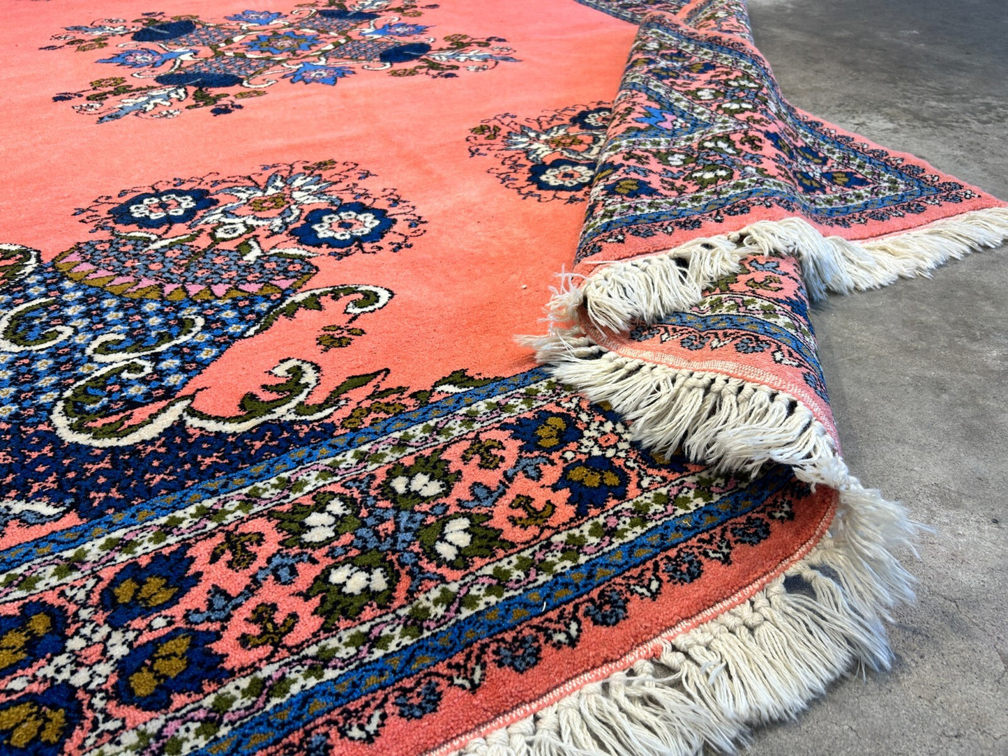 6'10"x9'1" Hand-Knotted 100% Wool Pile Morocco Carpet - Area Rug