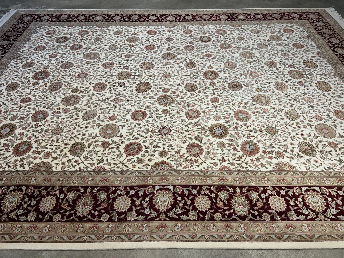 9'x12' Very Fine Hand-Knotted 100% Lamb Wool Pile PakPersian Rug