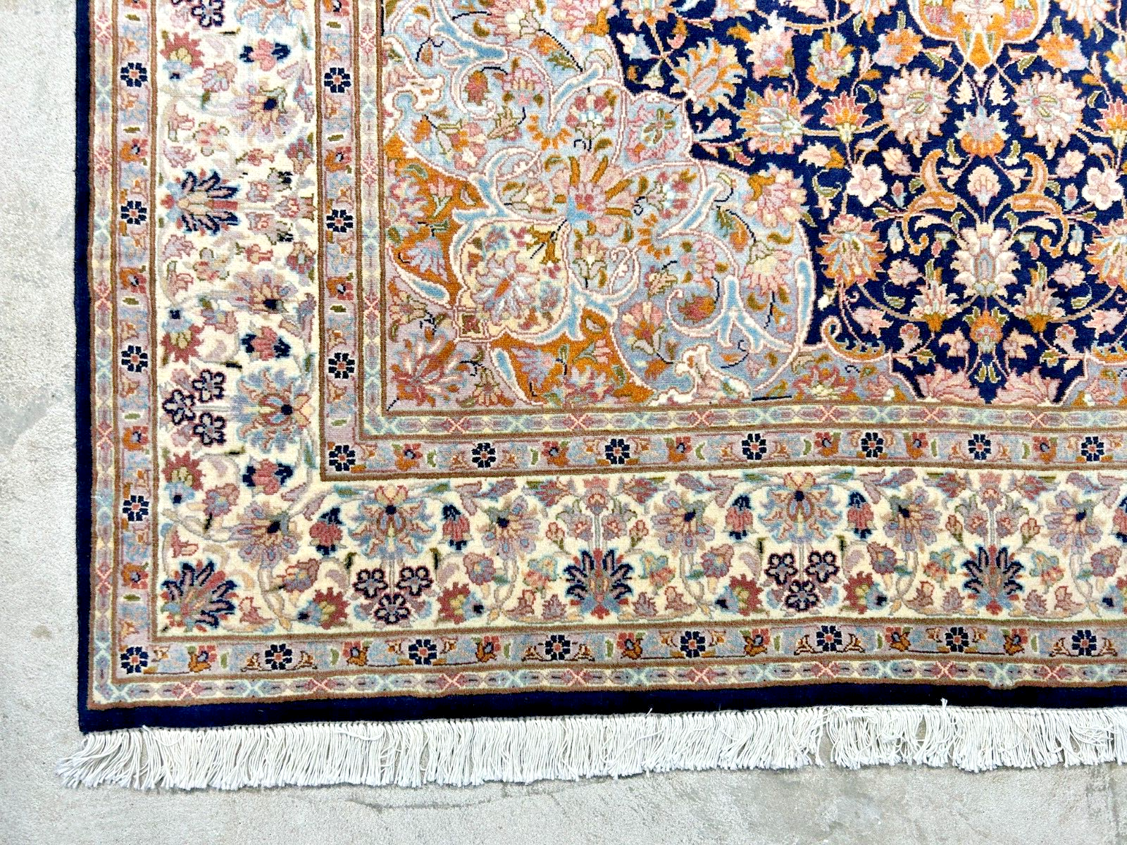 6'1"x9'4" Hand-Knotted 100% Wool Carpet - Pakpersian Kashane Area Rug